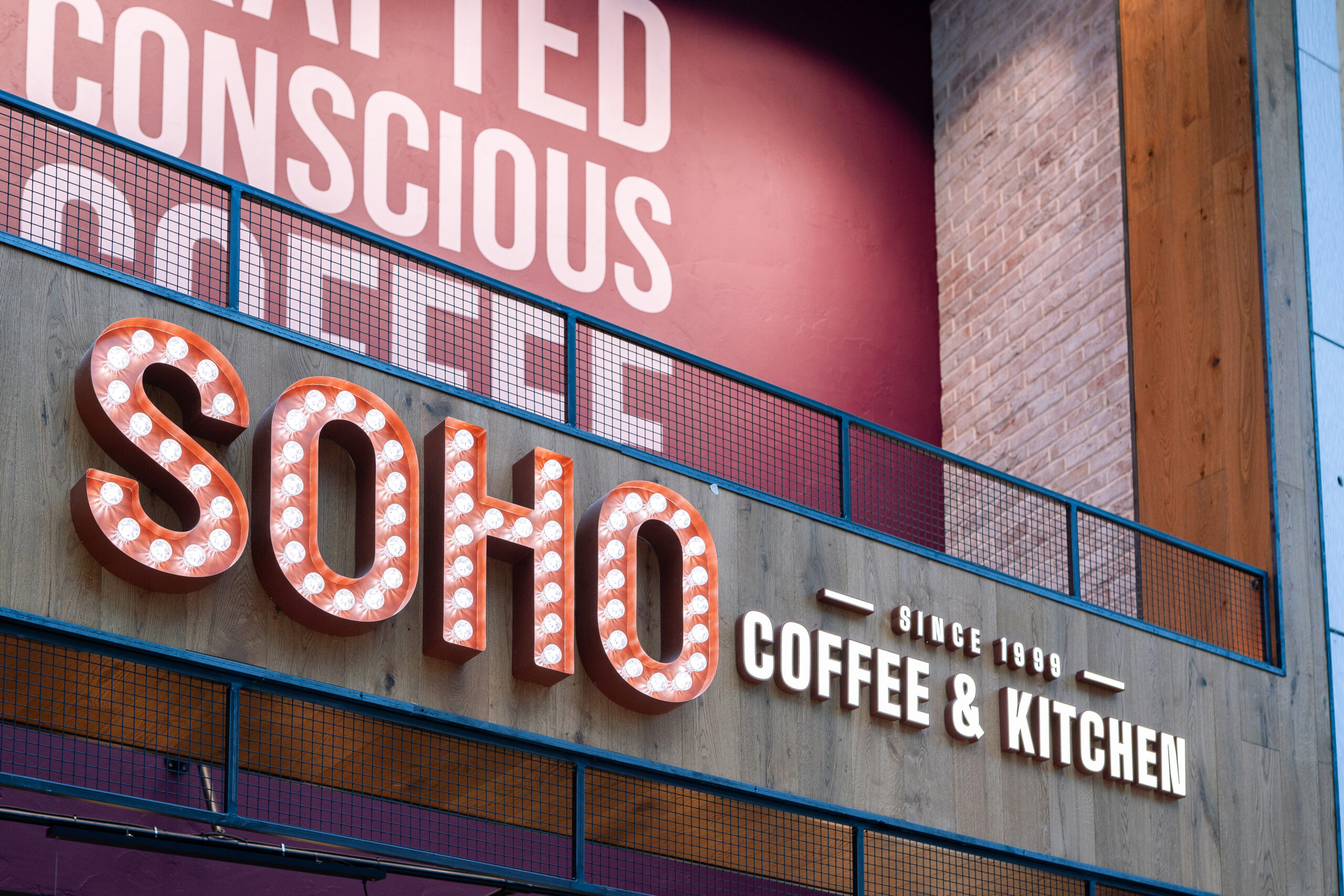 SOHO Coffee launches new format store at London Westfield for 30th UK site